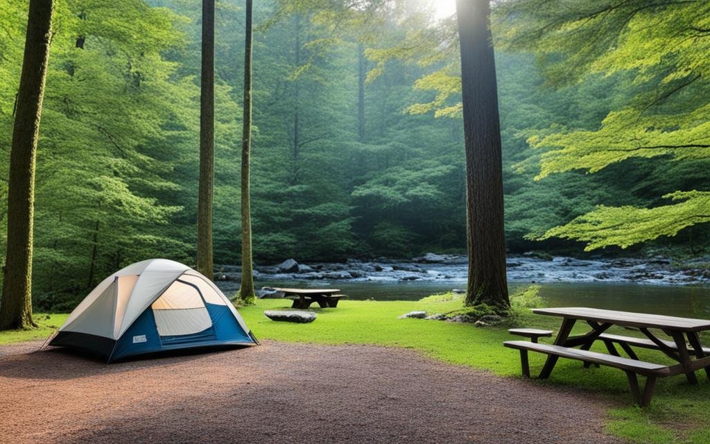 babcock state park camping sites